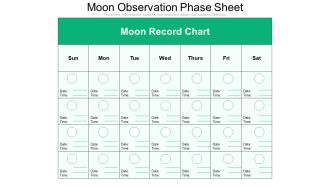 Moon Observation Phase Sheet Ppt PowerPoint Presentation File Visual Aids PDF