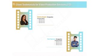 Movie Making Solutions Client Testimonials For Video Production Services Ideas PDF