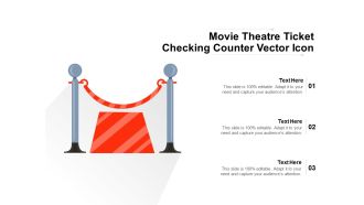 Movie Theatre Ticket Checking Counter Vector Icon Ppt PowerPoint Presentation File Aids PDF