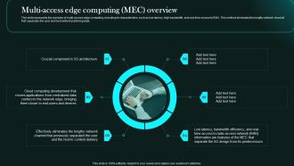 Multi Access Edge Computing Mec Overview 5G Network Functional Architecture Portrait PDF