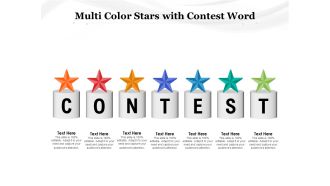 Multi Color Stars With Contest Word Ppt PowerPoint Presentation Infographics Designs Download PDF
