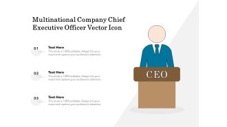 Multinational Company Chief Executive Officer Vector Icon Ppt PowerPoint Presentation Summary Format PDF