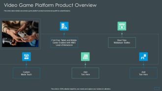 Multiplayer Gameplay System Venture Capitalist PPT Video Game Platform Product Overview Graphics PDF