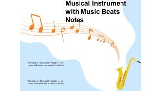 Musical Instrument With Music Beats Notes Ppt PowerPoint Presentation File Outline PDF