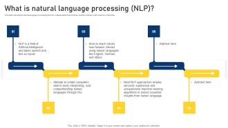 NLP Applications Methodology What Is Natural Language Processing NLP Icons PDF