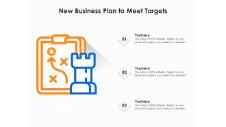 New Business Plan To Meet Targets Ppt PowerPoint Presentation File Clipart PDF