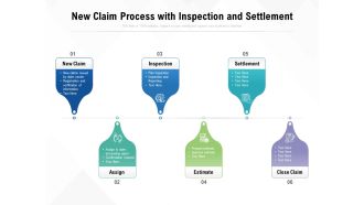 New Claim Process With Inspection And Settlement Ppt PowerPoint Presentation Portfolio Slide