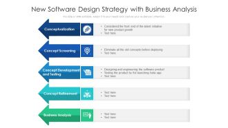 New Software Design Strategy With Business Analysis Ppt Outline Slides PDF