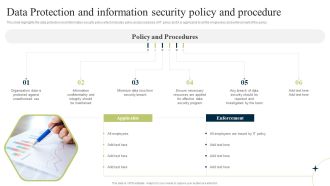 New Staff Onboarding Program Data Protection And Information Security Policy And Procedure Sample PDF