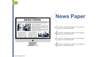 News Paper Ppt PowerPoint Presentation Infographics Graphics Tutorials