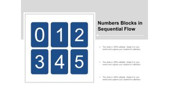 Numbers Blocks In Sequential Flow Ppt PowerPoint Presentation Outline Graphics Design