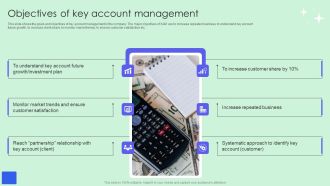 Objectives Of Key Account Management Brochure PDF