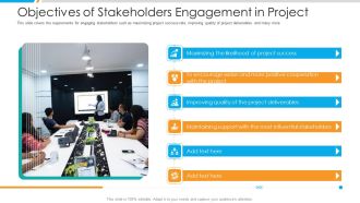 Objectives Of Stakeholders Engagement In Project Introduction PDF