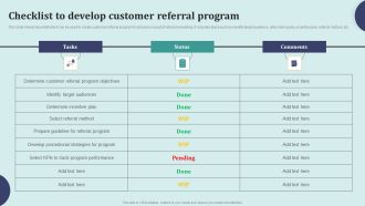 Offline Marketing Techniques To Elevate Brand Visibility Checklist To Develop Customer Ideas PDF