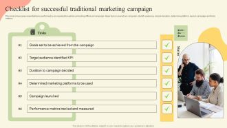 Offline Media Channel Analysis Checklist For Successful Traditional Marketing Portrait PDF