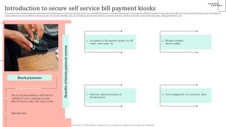 Omnichannel Strategy Implementation For Banking Solutions Introduction To Secure Self Service Bill Payment Formats PDF