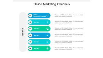 Online Marketing Channels Ppt PowerPoint Presentation Professional Tips Cpb