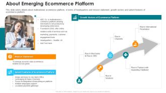 Online Marketing Platform About Emerging Ecommerce Platform Ppt Portfolio Example PDF