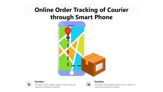Online Order Delivery Tracking Vector Icon Ppt PowerPoint Presentation Gallery Design Ideas PDF