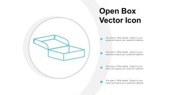 Open Box Vector Icon Ppt PowerPoint Presentation Diagrams
