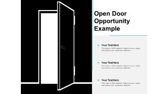 Open Door Opportunity Example Ppt PowerPoint Presentation Model Demonstration