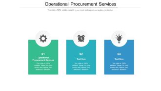 Operational Procurement Services Ppt PowerPoint Presentation Summary Graphics Tutorials Cpb Pdf