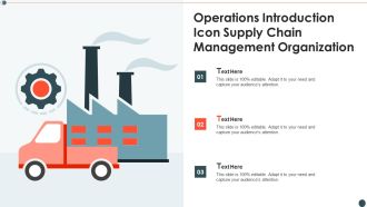 Operations Introduction Icon Supply Chain Management Organization Guidelines PDF