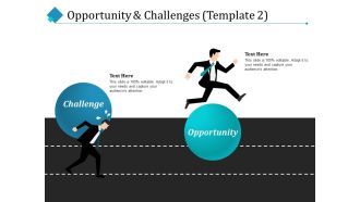 Opportunity And Challenges Challenge Opportunity Ppt PowerPoint Presentation Outline Sample