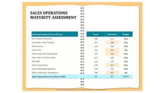 Optimizing Marketing Channel For Profit Increment Sales Operations Maturity Assessment Diagrams PDF