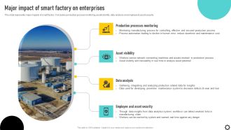 Optimizing Production Process Major Impact Of Smart Factory On Enterprises Template PDF