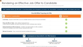 Optimizing Recruitment Process Rendering An Effective Job Offer To Candidate Designs PDF