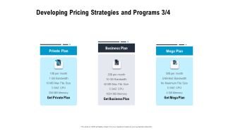 Optimizing The Marketing Operations To Drive Efficiencies Developing Pricing Strategies And Programs Business Plan Designs PDF