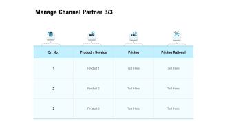 Optimizing The Marketing Operations To Drive Efficiencies Manage Channel Partner Pricing Professional PDF