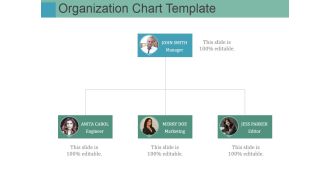 Organization Chart Template Ppt PowerPoint Presentation Infographic Template Styles