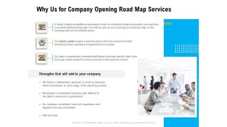 Organization Inception Timeline Proposal Why Us For Company Opening Road Map Services Clipart PDF