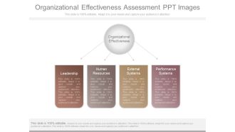 Organizational Effectiveness Assessment Ppt Images