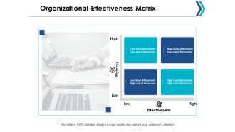 Organizational Effectiveness Matrix Ppt Powerpoint Presentation Professional Guidelines