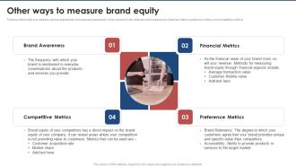 Other Ways To Measure Brand Equity Brand Value Estimation Guide Rules PDF