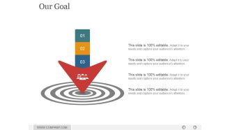 Our Goal Ppt PowerPoint Presentation Background Designs