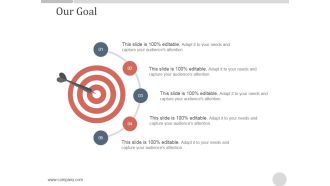 Our Goal Ppt PowerPoint Presentation Background Images