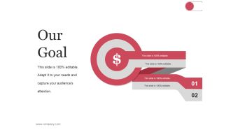 Our Goal Ppt PowerPoint Presentation Layouts Background Images