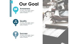 Our Goal Quality Ppt PowerPoint Presentation Icon Background Designs