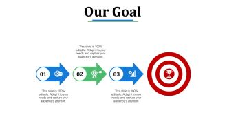 Our Goal Target Ppt PowerPoint Presentation Slides Layouts