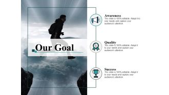 Our Goal Vision Ppt PowerPoint Presentation Model Graphics Template