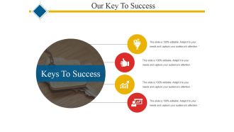 Our Key To Success Ppt PowerPoint Presentation Layouts Samples