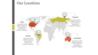 Our Locations Ppt PowerPoint Presentation Design Ideas