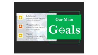 Our Main Goals Ppt PowerPoint Presentation Professional Templates