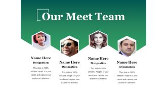 Our Meet Team Ppt PowerPoint Presentation Gallery Example Introduction