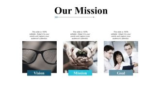 Our Mission And Vision Ppt PowerPoint Presentation Portfolio Examples