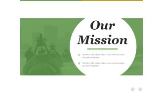 Our Mission Ppt PowerPoint Presentation Outline Background